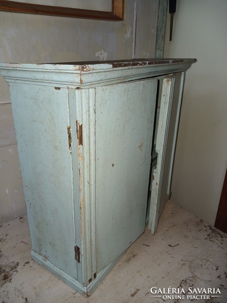 Antique wall teak cabinet ke