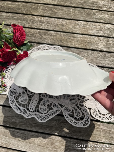 RITKA! Lenyűgöző Spode kagyló alakú chinoiserie kínáló, 1820 körül