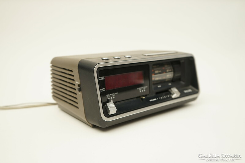 Mid century space age philips radio clock / retro / old
