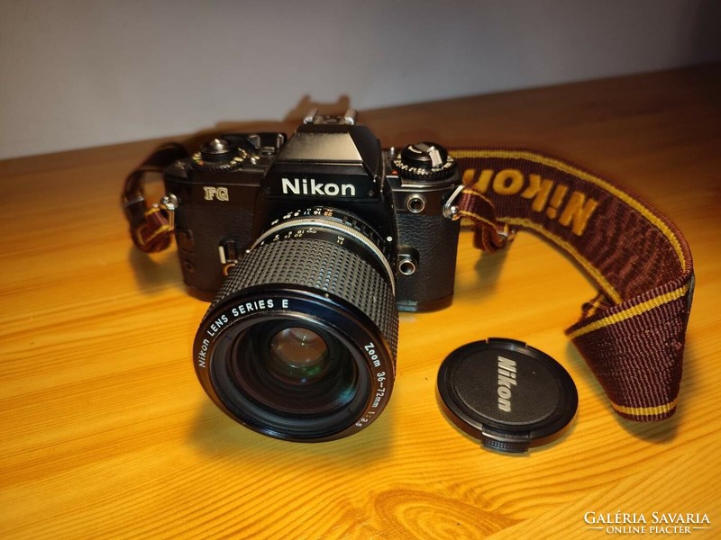 Nikon fg frame slr series e 36-72mm f3.5 Zoom lens camera