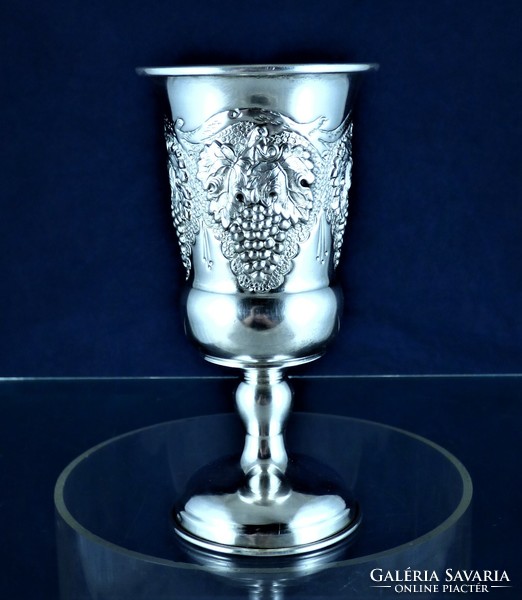 Very nice, antique silver wine glass, approx. 1900!!!