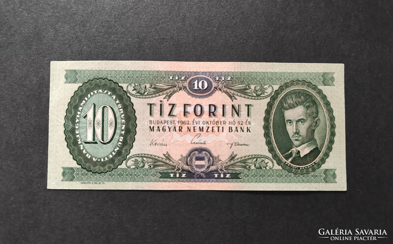 10 Forint 1962, EF.