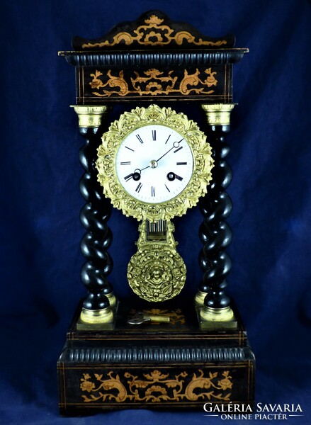 Magnificent mantel clock, France, ca. 1830!!!