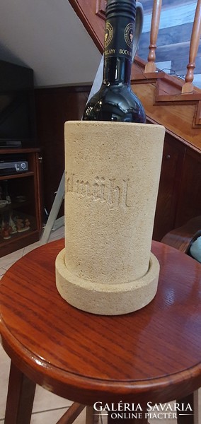 Wine cooler made of stone
