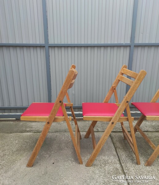 4 db összecsukható szék (vintage, retro, mid-century) eladó