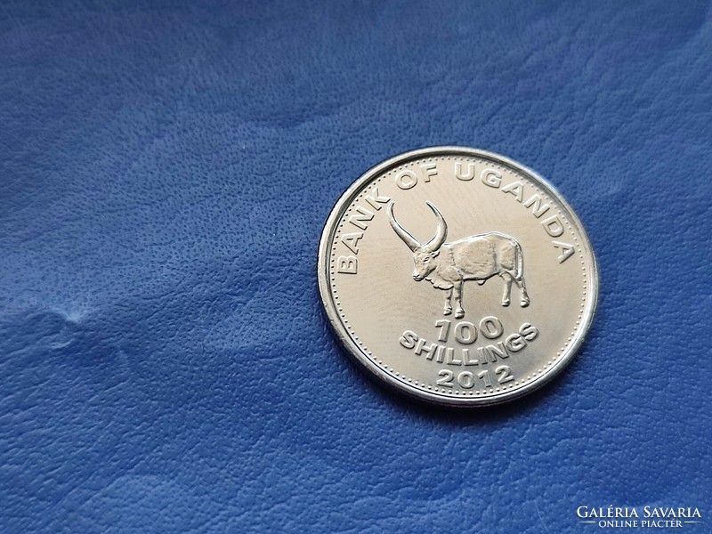 Uganda 100 shillings 2012 bull! Ouch!