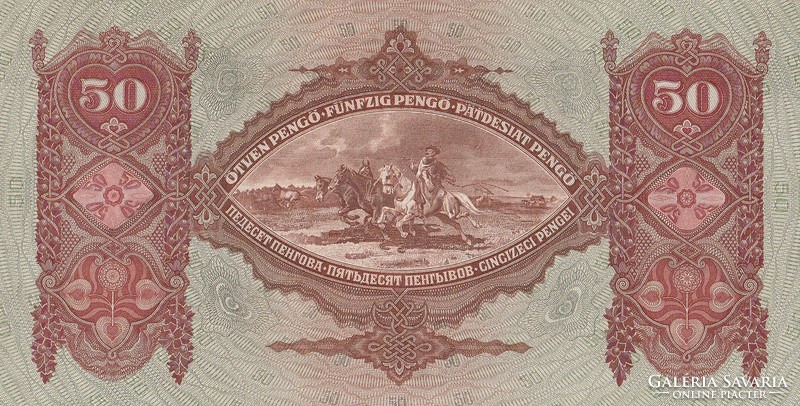 50 pengó (1932) VF ++