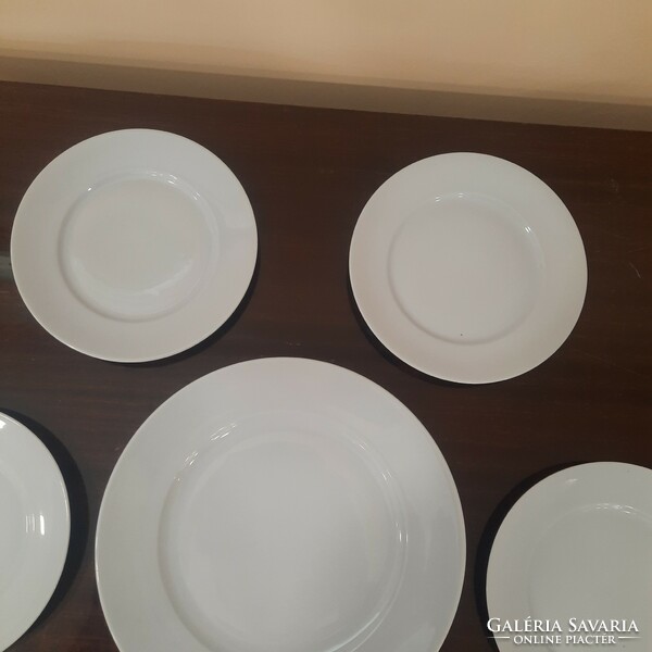 Kék mázas Herendi porcelán süteményes, desszertes készlet