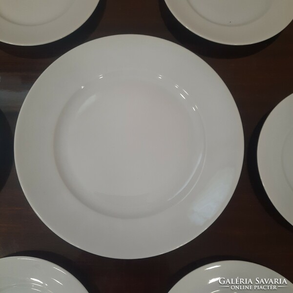 Kék mázas Herendi porcelán süteményes, desszertes készlet