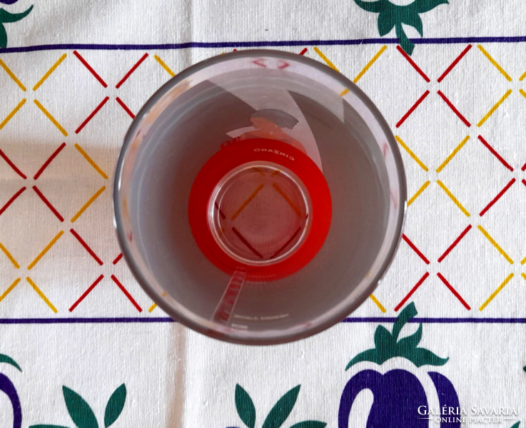 Cinzano „Mixing style” pohár (80-as évek)