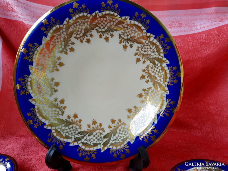 Alka 6+1 darabos aranyozott porcelán készlet