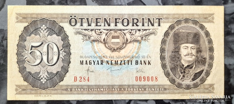 50 forint 1983 . D284