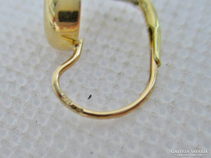 Nagyon szép 14kt arany button fülbevaló