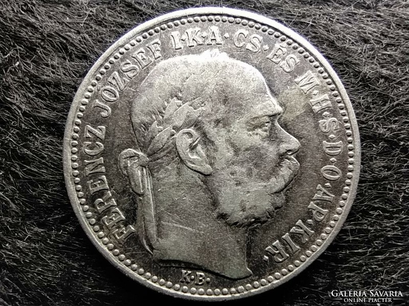 Magyarország I. Ferenc József (1848-1916) .835 Ezüst 1 Korona 1896 KB