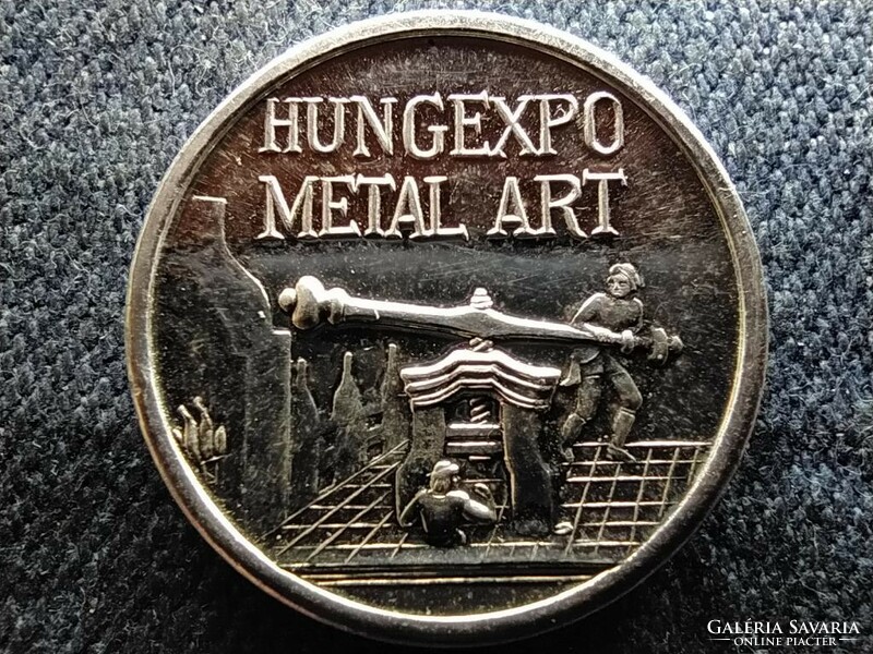 Hungexpo Fémművészet emlékérem - pénzverés