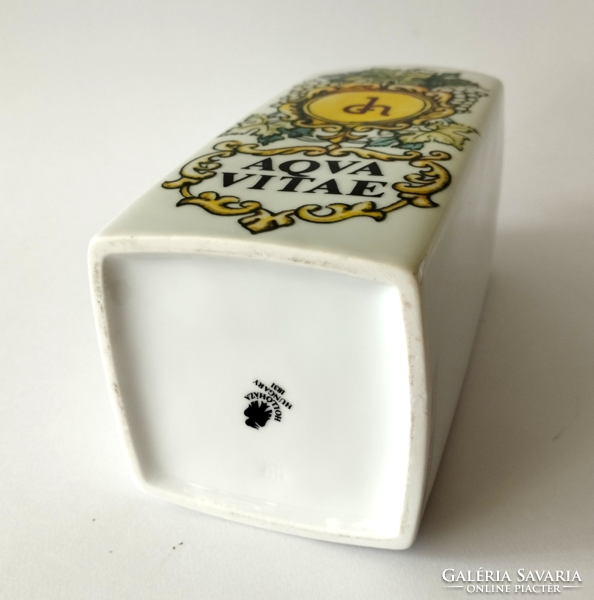 HOLLÓHÁZI PORCELÁN CHINOIN LIMITÁLT GYÁRTÁSÚ PALACK TOKAY BORRAL