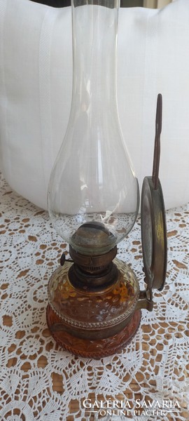 Régi fali petróleum lámpa