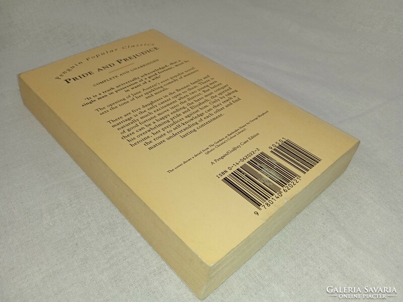 PRIDE AND PREJUDICE - JANE AUSTEN - angol nyelvű