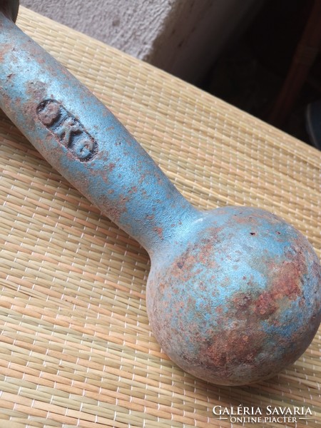 RETRO öntöttvas súlyzó  3 Kg