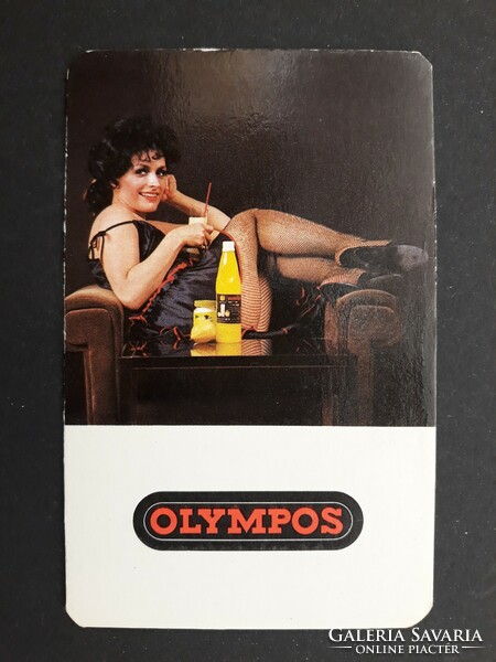 Kártyanaptár 1982 - Csajos, Olympos, Délker feliratos retró, régi zsebnaptár