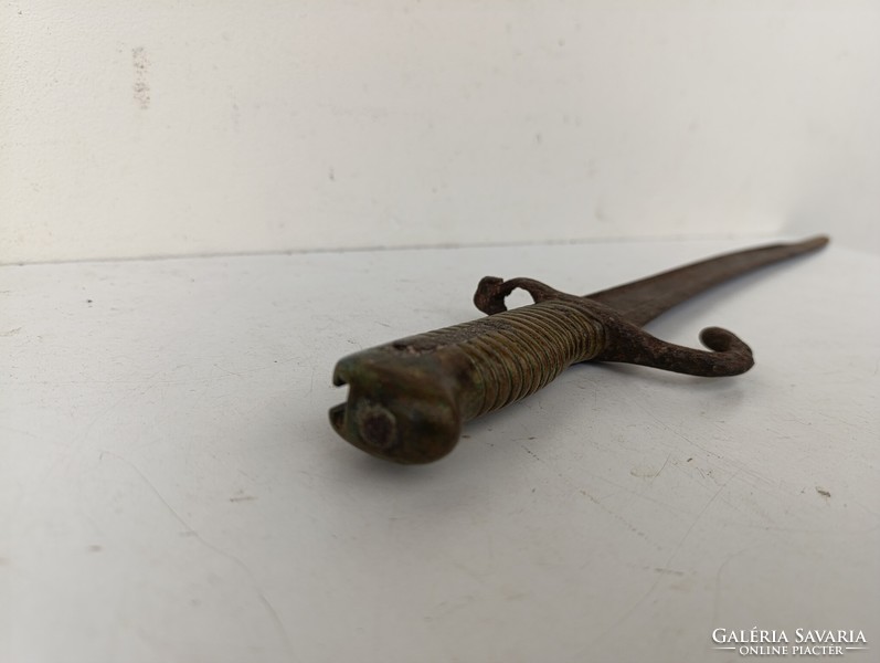 Antik Chassepot bajonett tokja nélkül 1868 puska szurony fegyver katona 797 9083