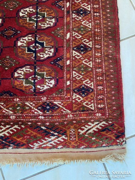 Antik Türkmén Tekke Futó Szőnyeg 75x260