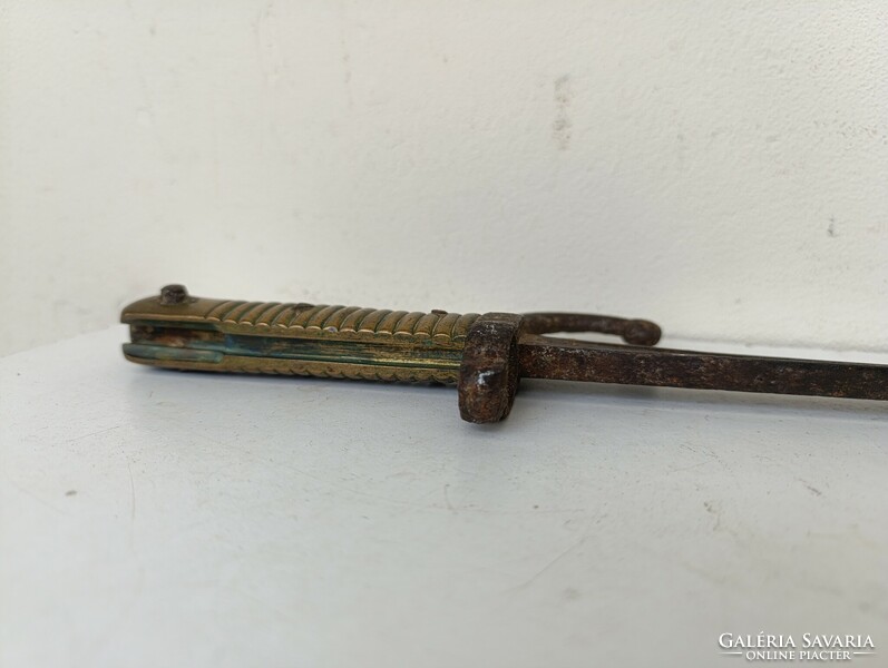 Antik Chassepot bajonett tokja nélkül 1868 puska szurony fegyver katona 797 9083