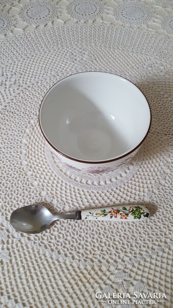 Villeroy & Boch,Botanica porcelán müzlistál kanállal