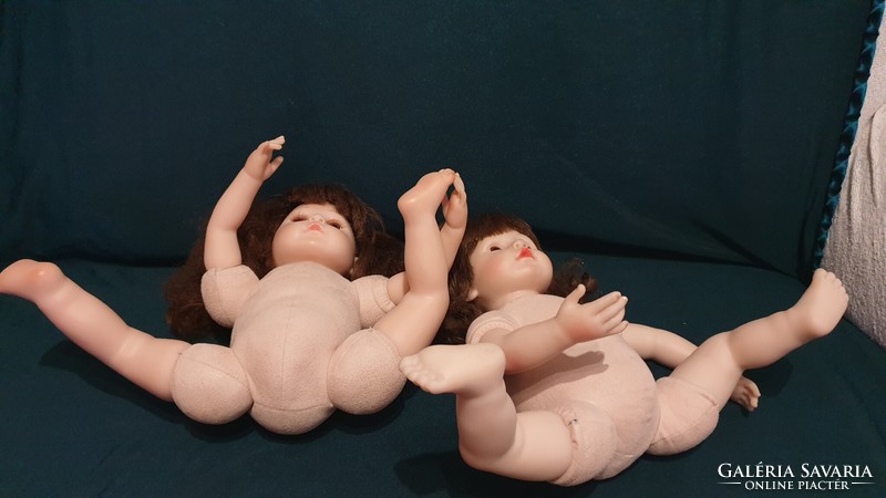 Együtt, vagy külön eladó 2 db élethű reborn jellegű baba, játékbaba