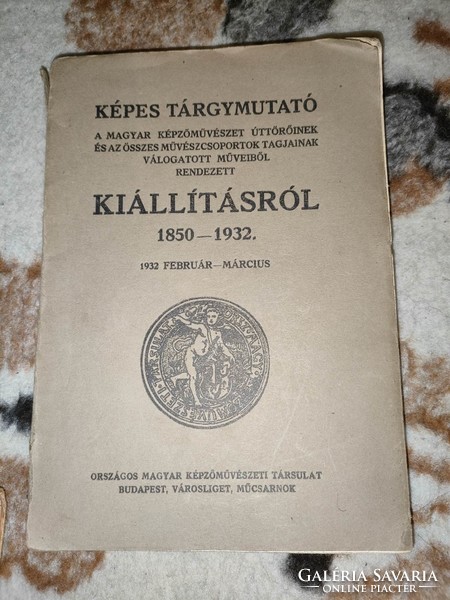 Képes Tárgymutató az 1850-1932 kiállítások műveiből Pauer Géza 1932