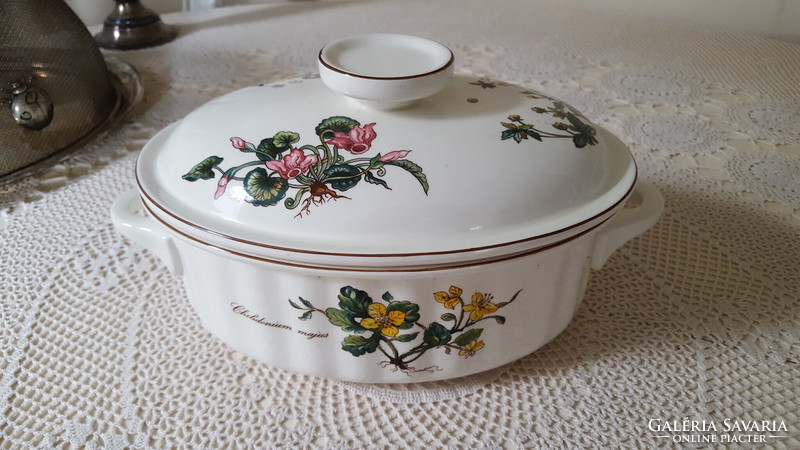 Villeroy & Boch,Botanica porcelán ovális fedeles sütőtál