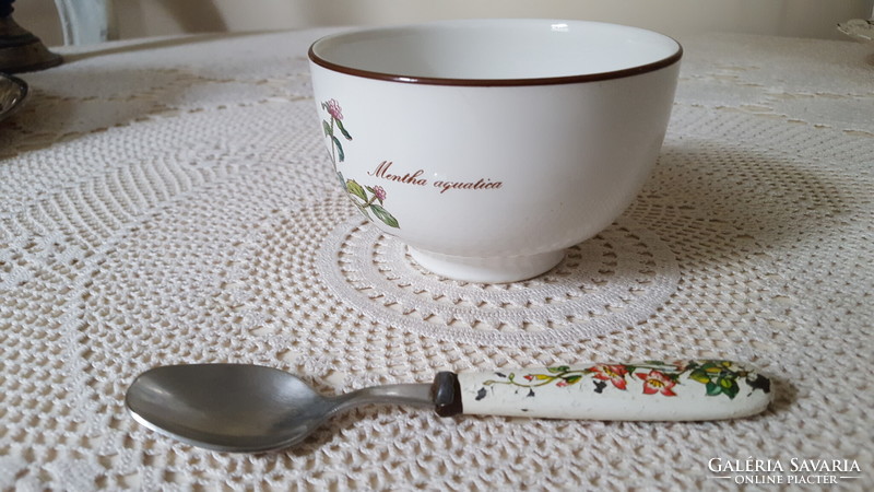 Villeroy & Boch,Botanica porcelán müzlistál kanállal