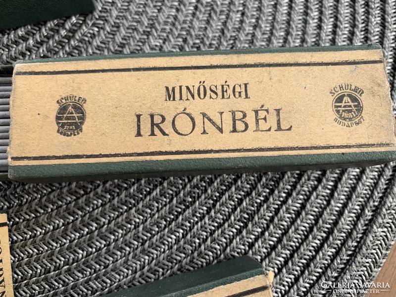 SCHULER régi magyar minőségi irónbél, töltőceruza grafit betét, 7.900/doboz