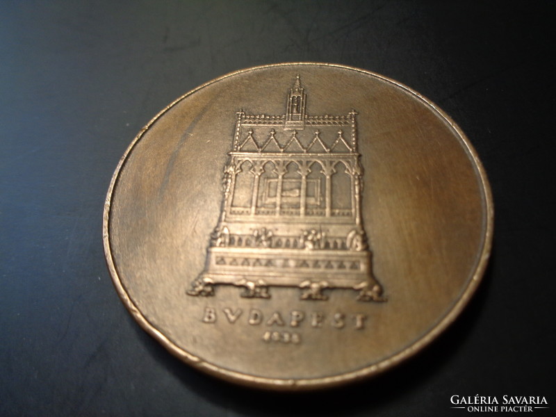 Szent István évi , emlék érem , 1938 ,  ( Madarassy Walter )  40 mm
