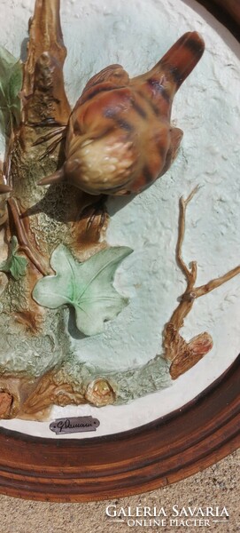 Capodimonte, Giuseppe Armani 3D madarakat ábrázoló kép