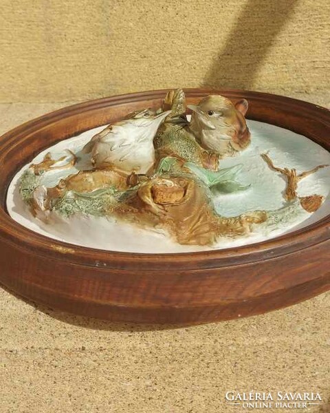 Capodimonte, Giuseppe Armani 3D madarakat ábrázoló kép