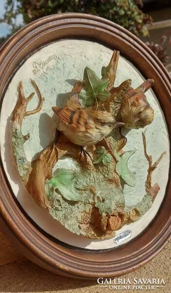 Capodimonte, Giuseppe Armani 3D madarakat ábrázoló kép