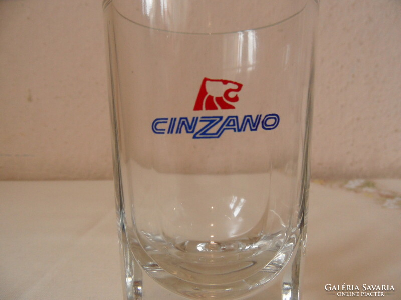 CINZANO üveg pohár ( 6 db.)