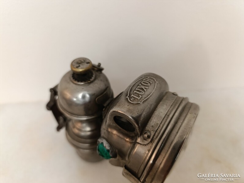 Antik bicikli lámpa Alte Fahrradlampe Bicycle Lamp karbid kerékpár gyűjtemény 324 9089