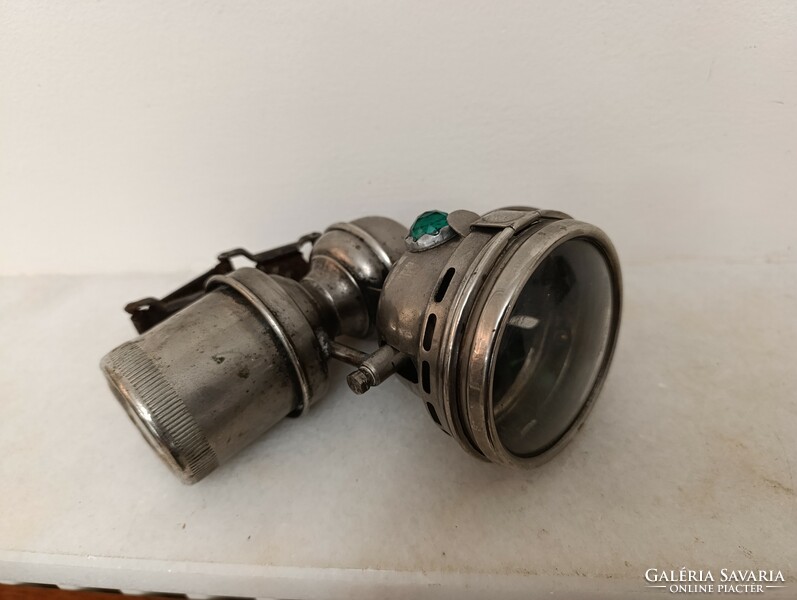 Antik bicikli lámpa Alte Fahrradlampe Bicycle Lamp karbid kerékpár gyűjtemény 324 9089