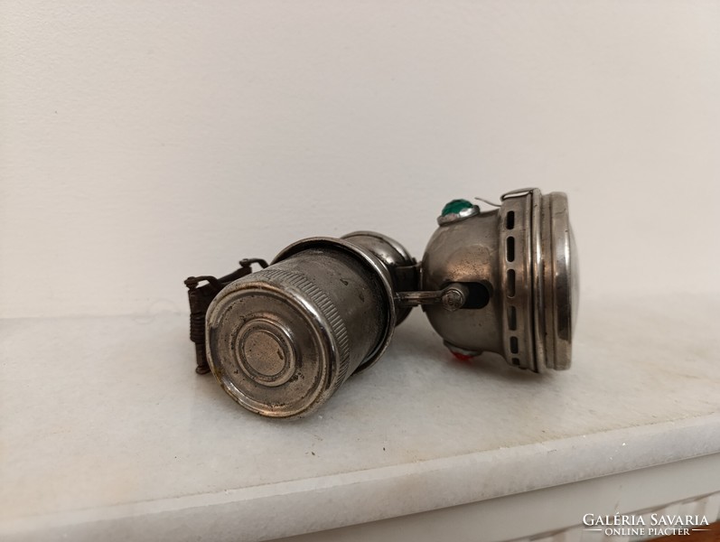 Antik bicikli lámpa Alte Fahrradlampe Bicycle Lamp karbid kerékpár gyűjtemény 324 9089