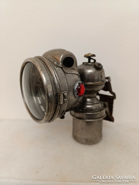 Antik bicikli lámpa Alte Fahrradlampe Bicycle Lamp karbid kerékpár gyűjtemény 324 9089