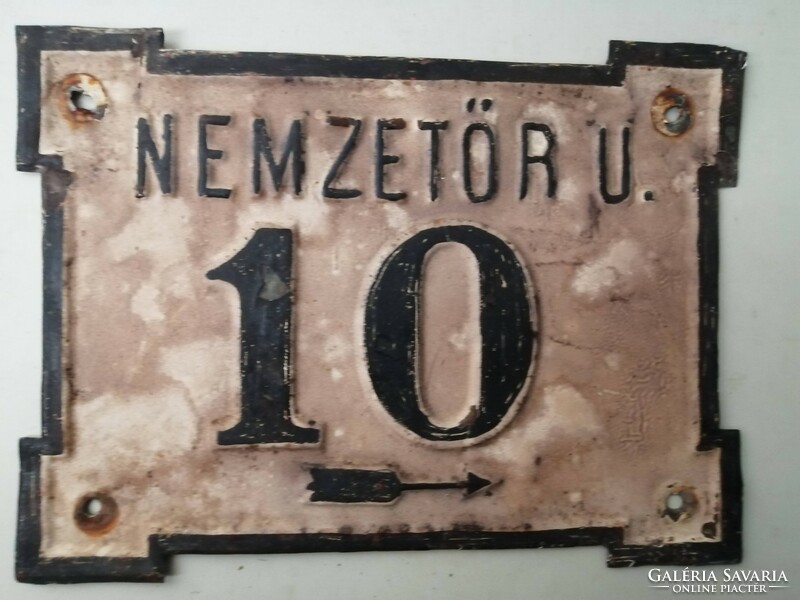 ANTIK UTCA- ÉS HÁZSZÁM  -  NEMZETŐR U. 10