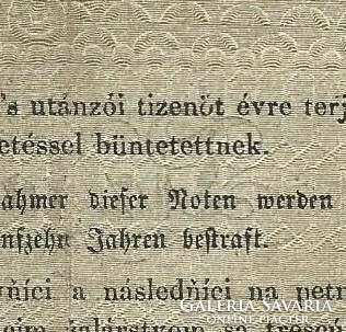10 tíz forint 1848 Kossuth bankó szöveghibás "büntettetnek" helyett "büntetettnek"1.