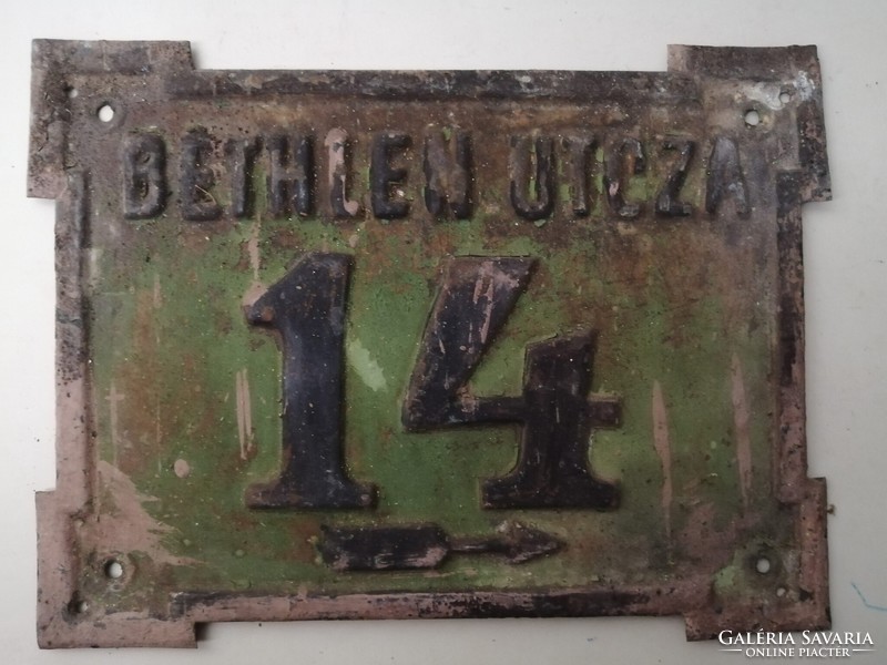 ANTIK UTCA- ÉS HÁZSZÁM  -  BETHLEN UTCZA 14