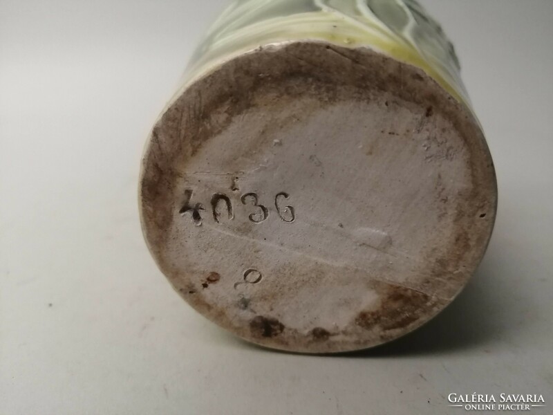 SZECESSZIÓS MAJOLIKA OLAJ- VAGY ECETTARTÓ
