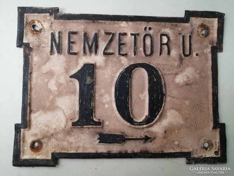 ANTIK UTCA- ÉS HÁZSZÁM  -  NEMZETŐR U. 10