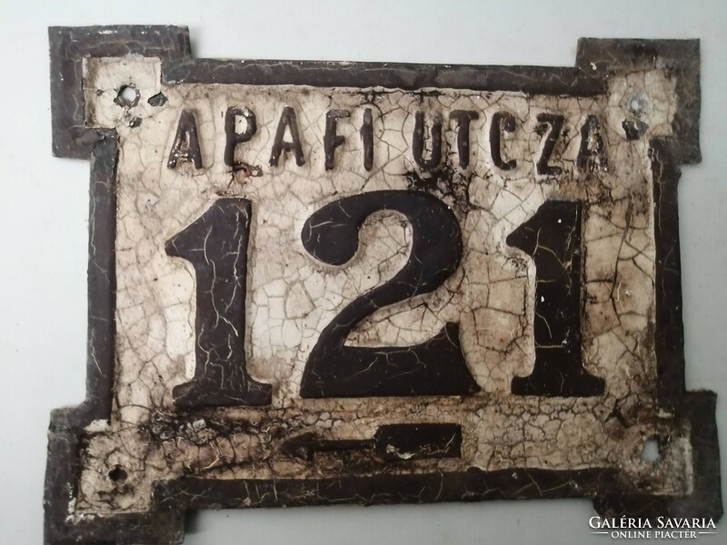 ANTIK UTCA- ÉS HÁZSZÁM  -  APAFI UTCZA 121