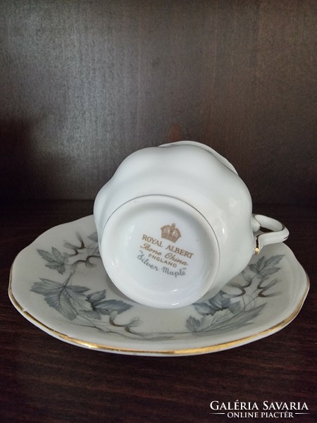 Royal Albert " Silver Maple " kávés csésze szett