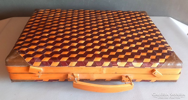 Vintage Opart rattan  kézzel készített táska ALKUDHATÓ design